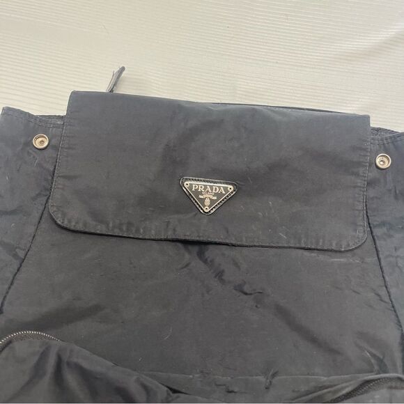Prada Black Nylon VTG Backpack - Picture 2 of 12